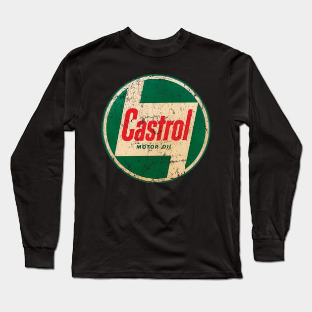 Castrol Long Sleeve T-Shirt by MindsparkCreative